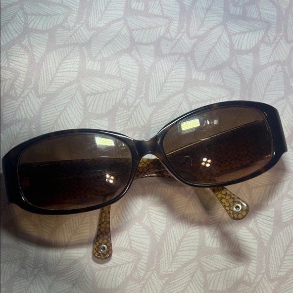 Coach Tortoise Shell Sunglasses - Picture 5 of 5